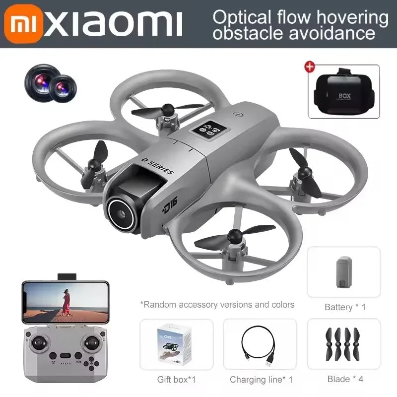 Xiaomi D16 Mini Drone 8K HD Dual Camera 180° WildPeak