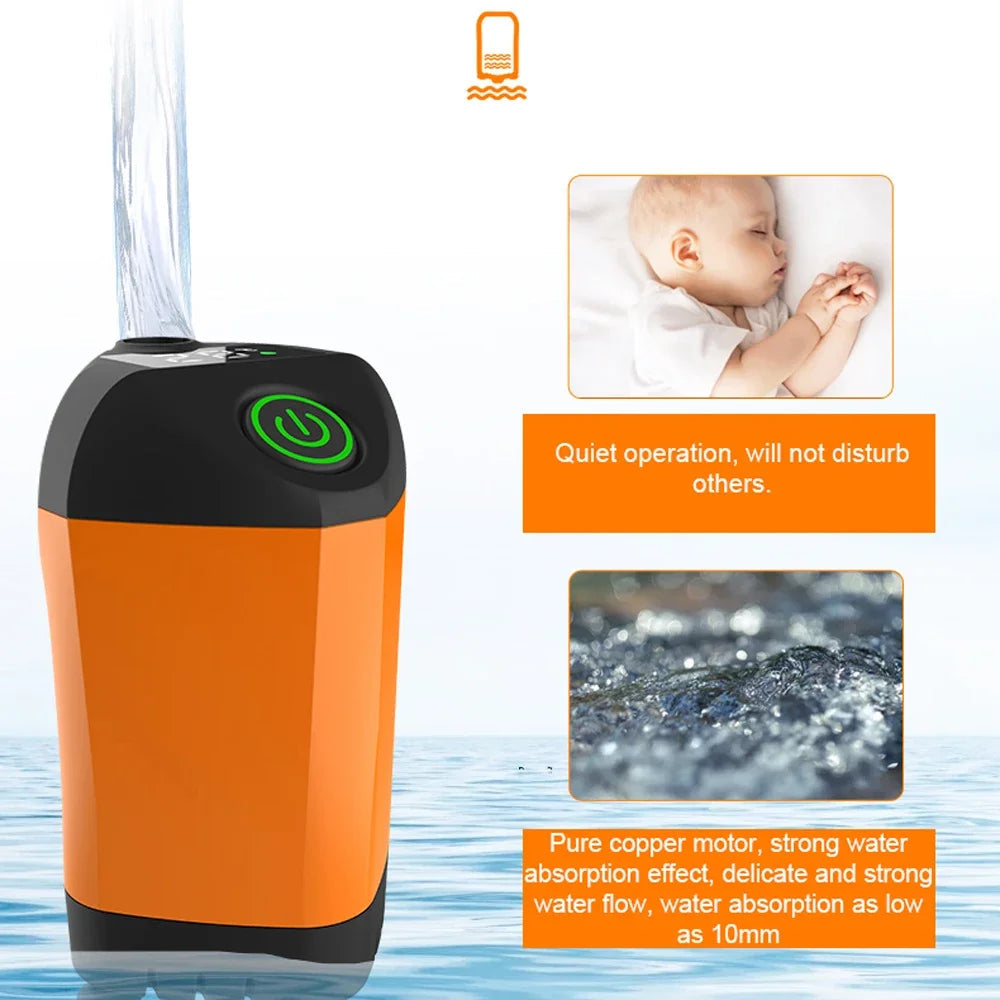 Rechargeable Electric Shower Pump USB Powered WildPeak