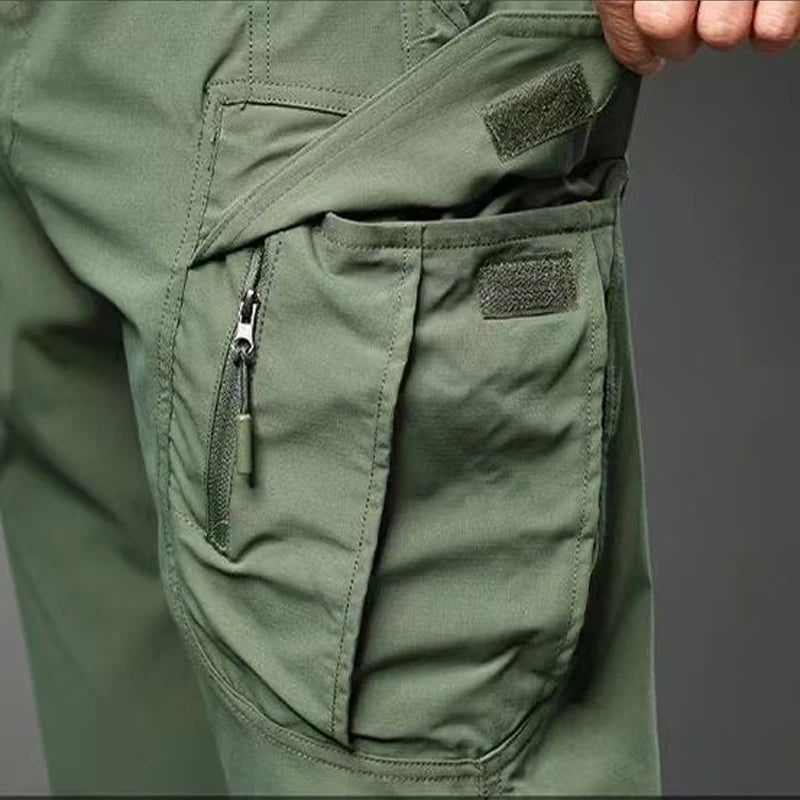 Men's Spring Autumn City Cargo Elastic Pants Trekking Hiking WildPeak