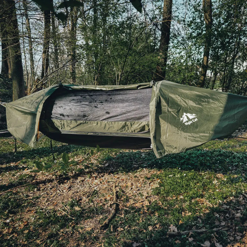 Night Cat Flat Lay Hammock Tent WildPeak